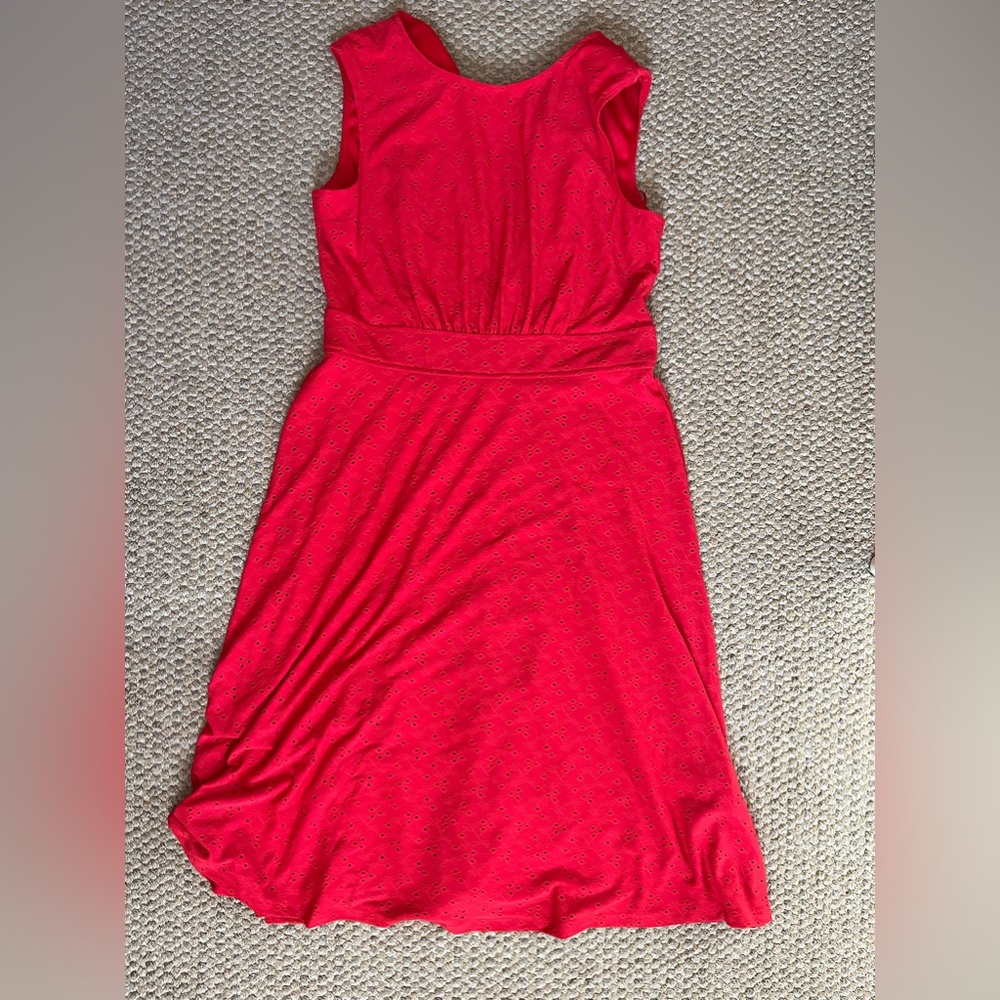 London Times Red Dress Size: 12